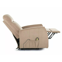 FOTEL ROZKŁADANY LETO (FUNKCJA PIONIZACJI) VELVET BEŻ BLUVEL 28 FOTEL ROZKŁADANY LETO (FUNKCJA PIONIZACJI) VELVET BEŻ BLUVEL 28