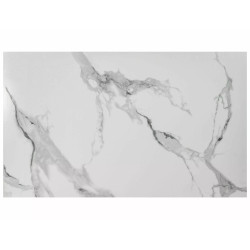 STÓŁ PRINCE CERAMIC BIAŁY CALACATTA/CHROM 150X90 STÓŁ PRINCE CERAMIC BIAŁY CALACATTA/CHROM 150X90