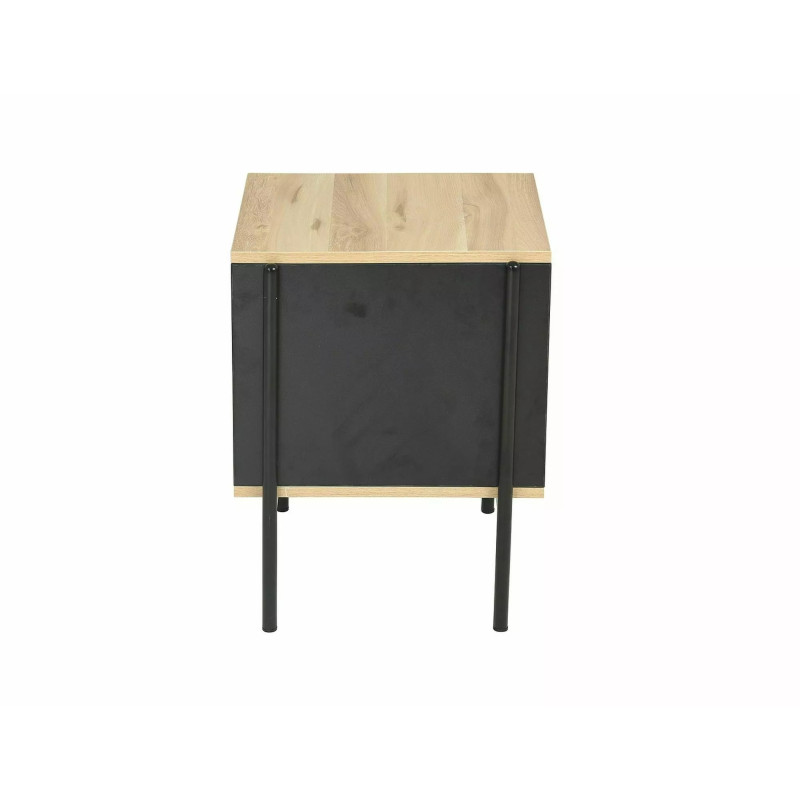 ŁAWA KARINA B DĄB/CZARNY MAT 40X40X51