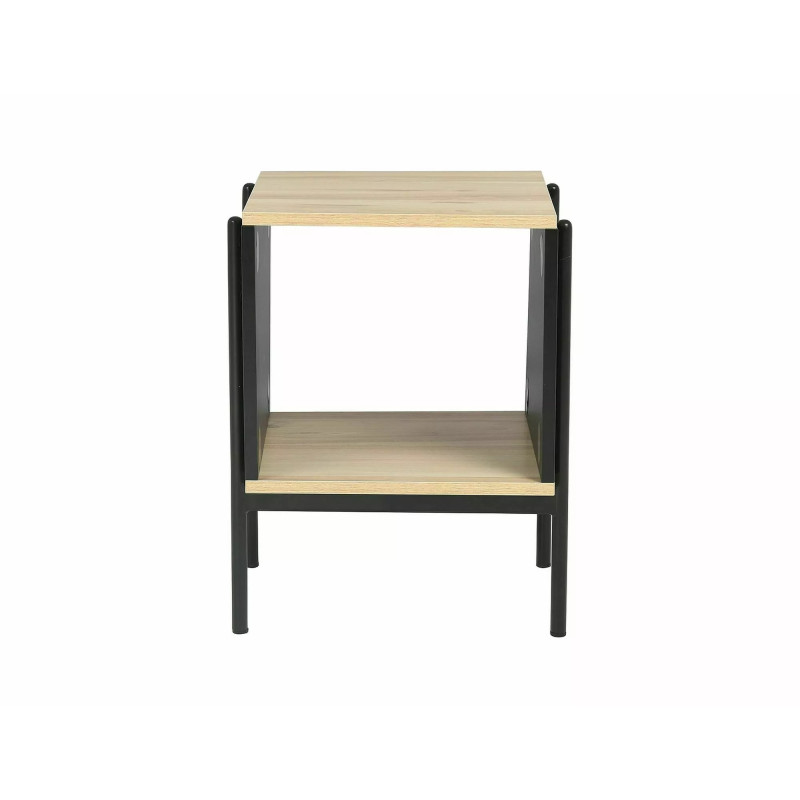 ŁAWA KARINA B DĄB/CZARNY MAT 40X40X51