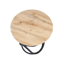 ŁAWA EOS E DĄB ARTISAN/CZARNY FI45