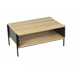 ŁAWA KARINA A DĄB/CZARNY MAT 90X60X41