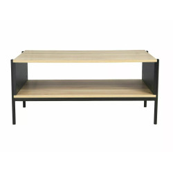 ŁAWA KARINA A DĄB/CZARNY MAT 90X60X41