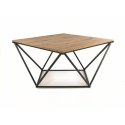 ŁAWA SILVER A DĄB ARTISAN/CZARNY 80X80 ŁAWA SILVER A DĄB ARTISAN/CZARNY 80X80