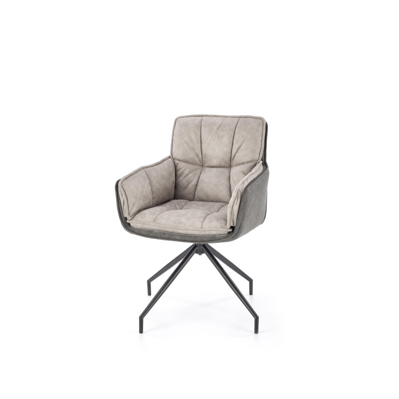 K523 Krzesło Popielaty / Ciemny Popiel