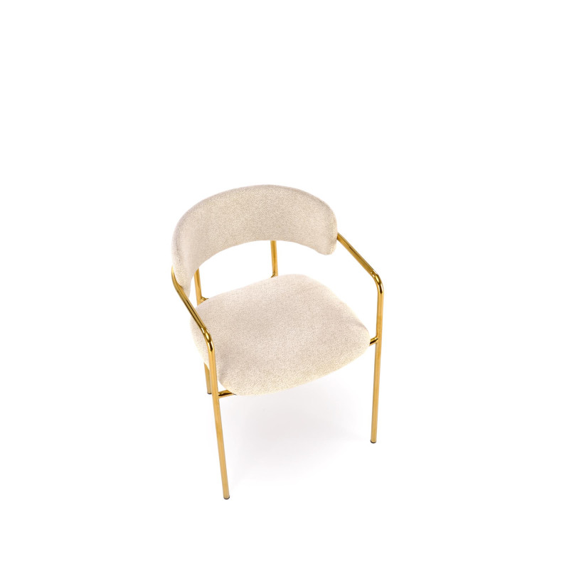 K537 Krzesło Kremowy