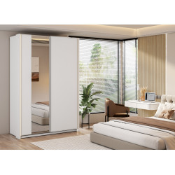 Szafa przesuwna z lustrem Maxi MX-02 Lenart Kolekcja Maxi Szafa przesuwna z lustrem Maxi MX-02 Lenart Kolekcja Maxi