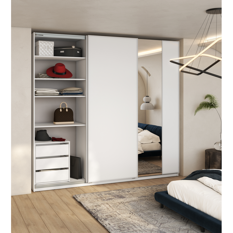 Szafa przesuwna z lustrem Maxi MX-05 Lenart Kolekcja Maxi