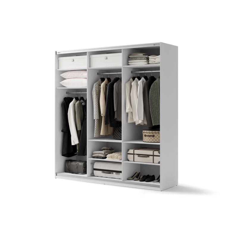 Szafa przesuwna z lustrem Maxi MX-05 Lenart Kolekcja Maxi