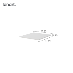 MAXI MX-11 - 2x półka do MX-01 - biały