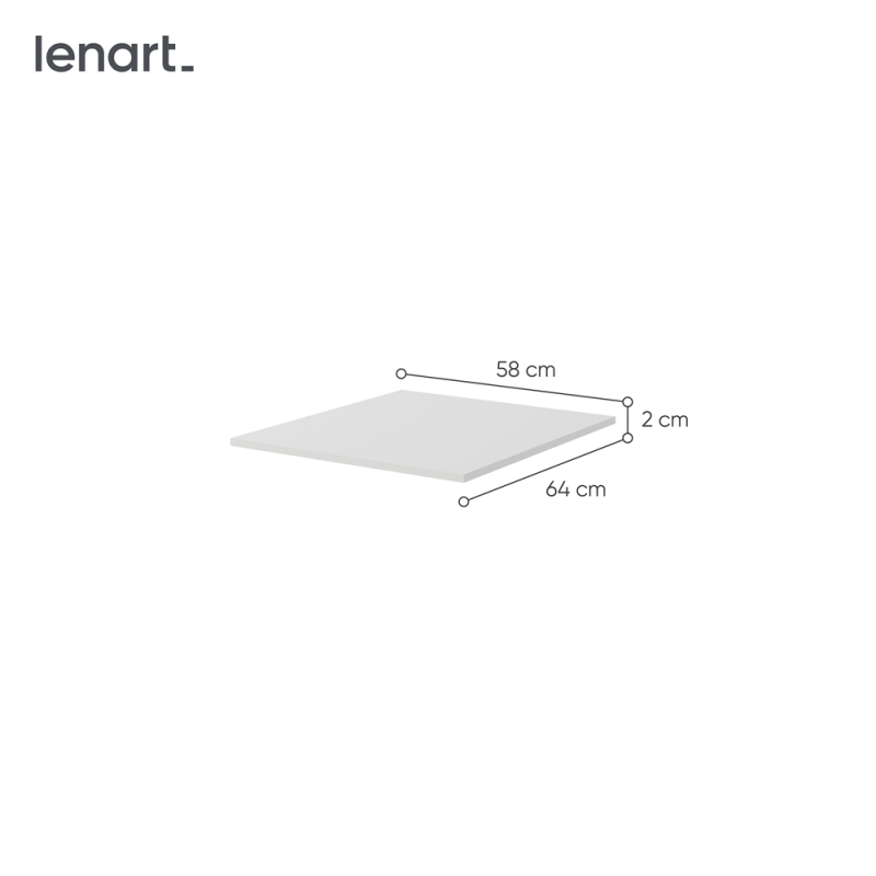MAXI MX-11 - 2x półka do MX-01 - biały