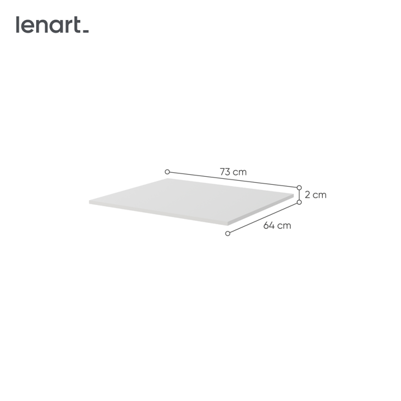 MAXI MX-12 - 2x półka do MX-02 - biały