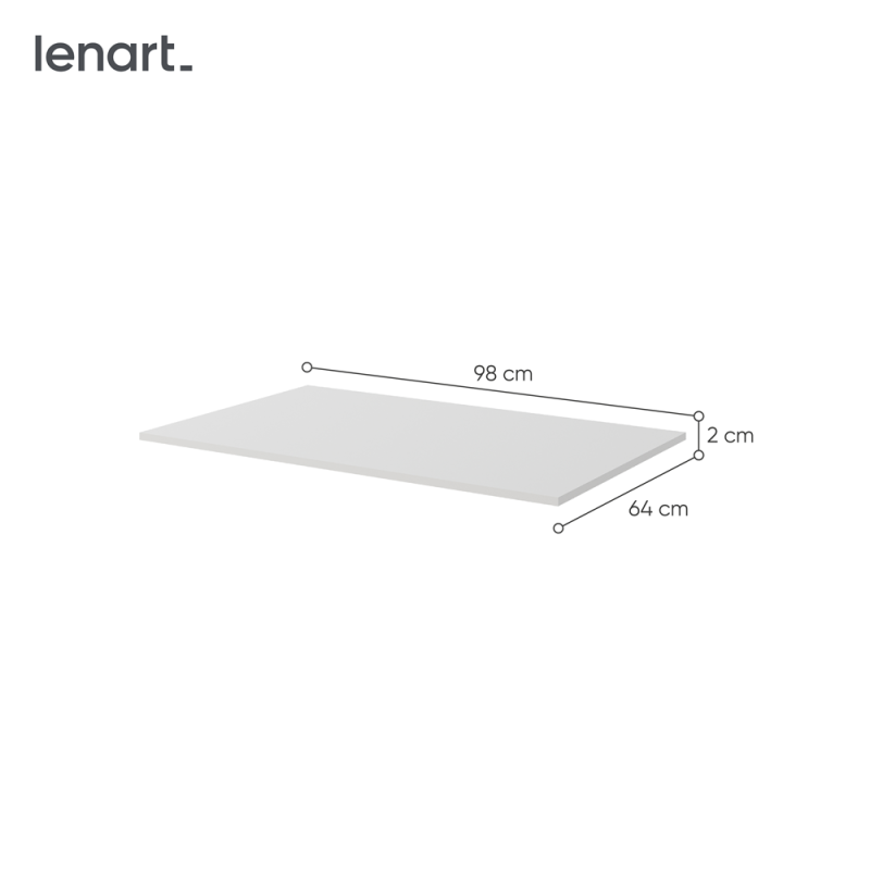 MAXI MX-14 - 2x półka do MX-04 - biały