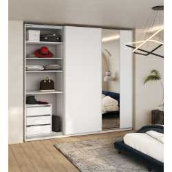 MAXI MX-08 - rama z oświetleniem LED 2x L-2345 - biały MAXI MX-08 - rama z oświetleniem LED 2x L-2345 - biały