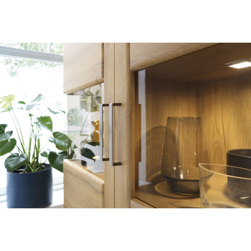 Witryna Cortina Typ CNAV02L 1D Meble Wójcik Kolekcja Cortina