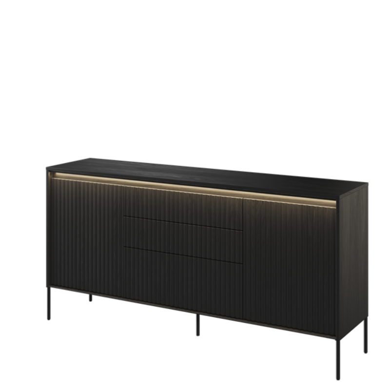 Komoda Trend TR1C czarna Lenart