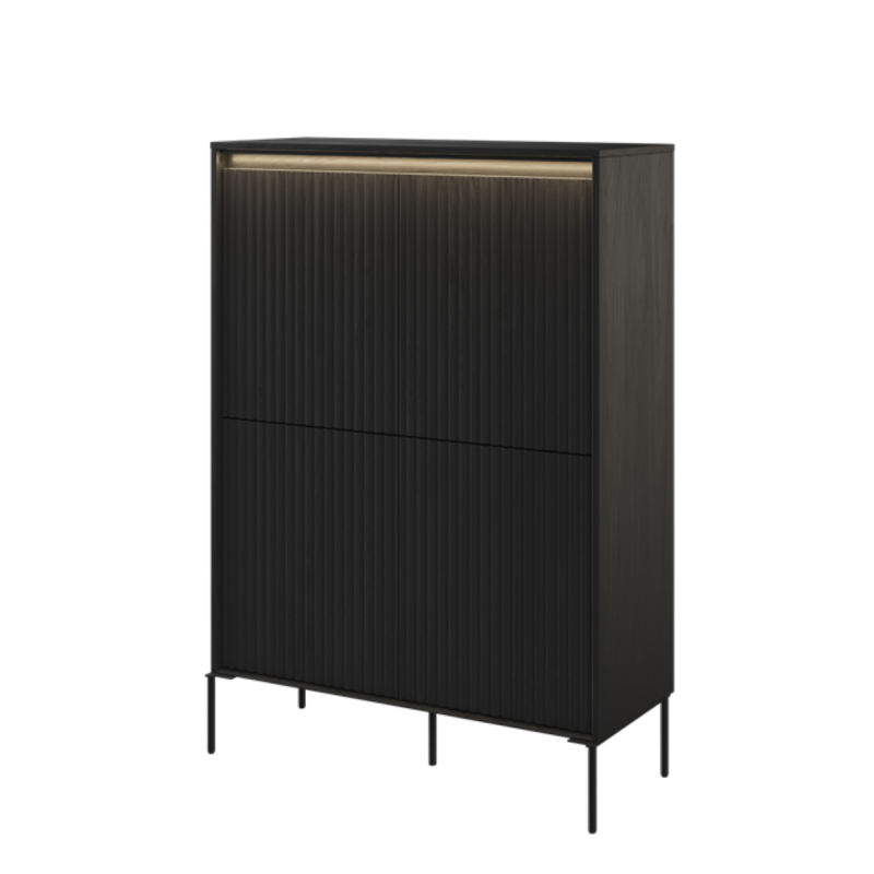 Komoda Trend TR3C czarna Lenart