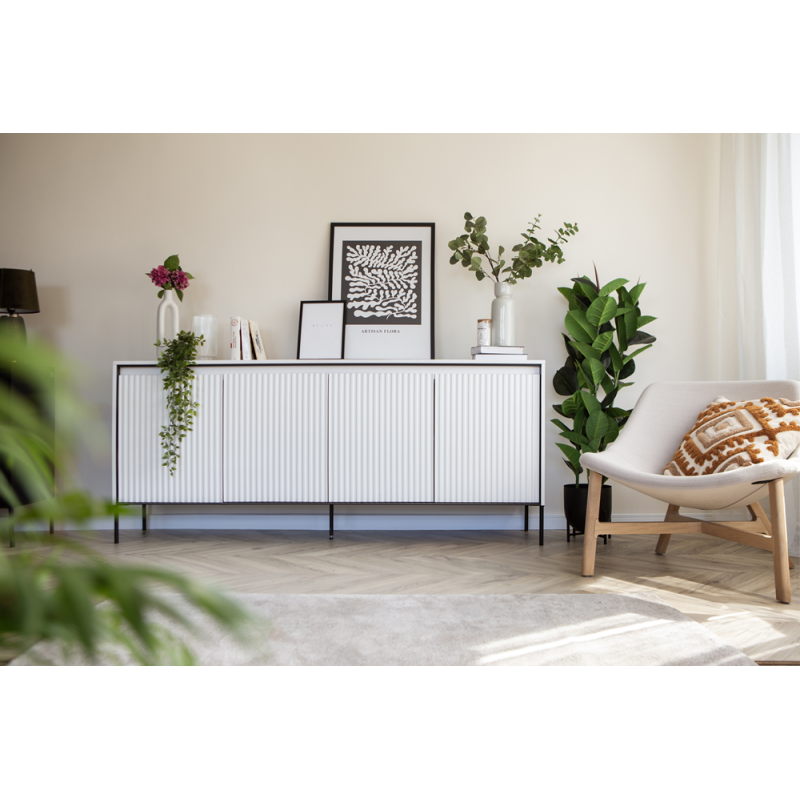 Komoda Trend TR4BIC biała Lenart