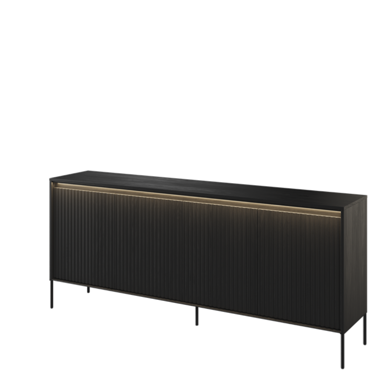 Komoda Trend TR4C czarna Lenart