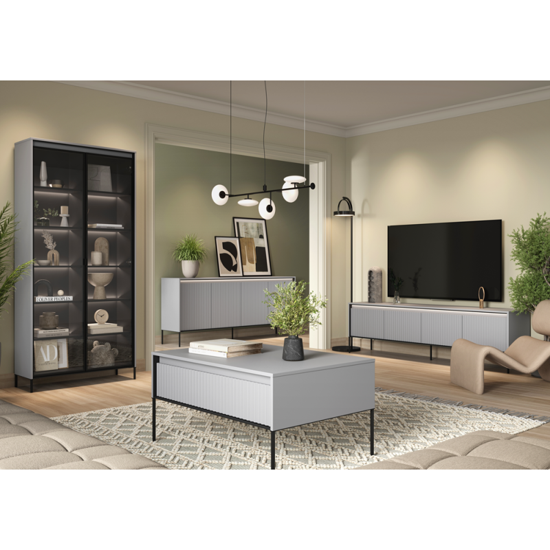 Szafka RTV Trend TR5C szara Lenart