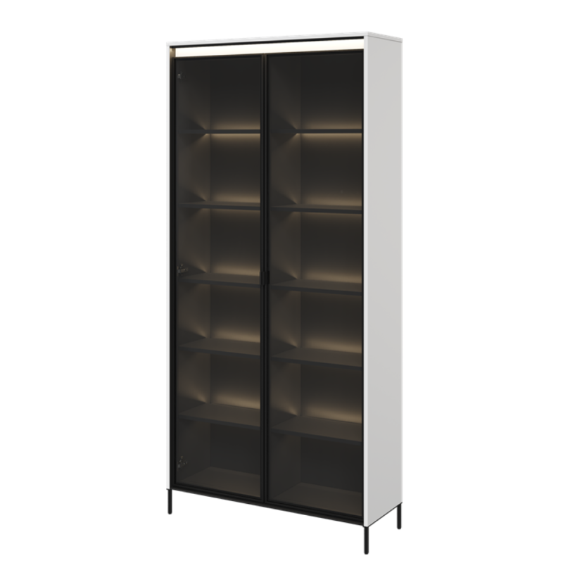 Witryna Trend TR7BIC biała czarna Lenart