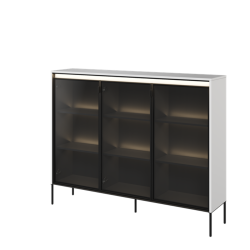 Witryna Trend TR8BIC biała czarna Lenart