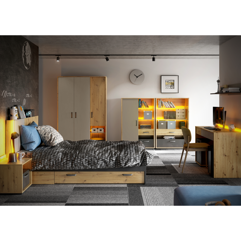 Stolik nocny Qubic QB-10 Lenart Meble