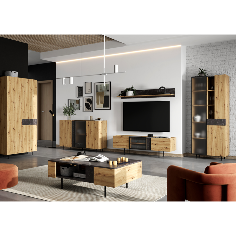 MARMO MR-01 - szafa 2d - dąb artisan/san sebastian