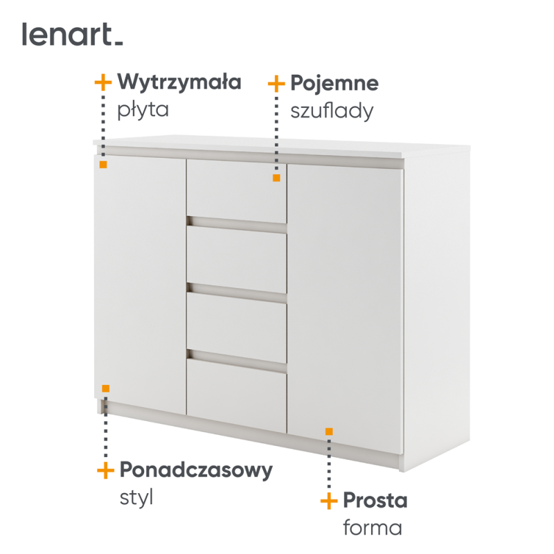 Komoda Idea ID-04 Lenart Kolekcja Idea
