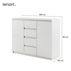 Komoda Idea ID-04 Lenart Kolekcja Idea