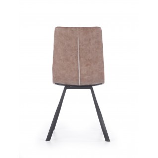 Krzesło tapicerowane Azure brązowe