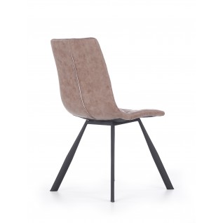 Krzesło tapicerowane Azure brązowe
