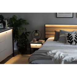 Szafka nocna Gris GS-05 Lenart Meble Szafka nocna Gris GS-05 Lenart Meble