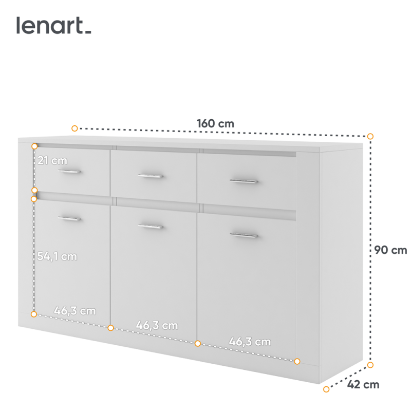 Komoda Arti AR-09 Lenart Kolekcja Arti