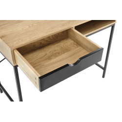 B50 biurko naturalny / czarny B50 biurko naturalny / czarny