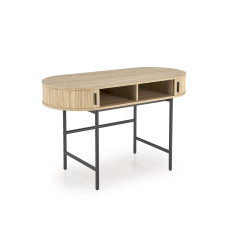 B51 biurko naturalny / czarny