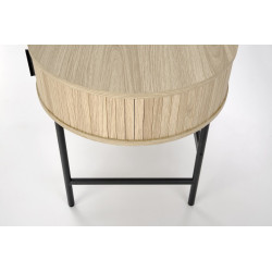 B51 biurko naturalny / czarny