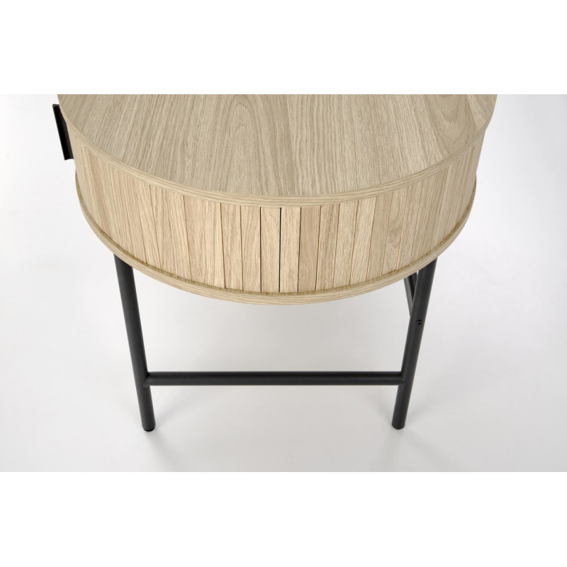 B51 biurko naturalny / czarny