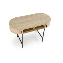 B51 biurko naturalny / czarny