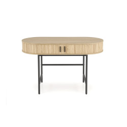 B51 biurko naturalny / czarny