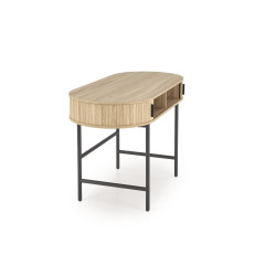 B51 biurko naturalny / czarny