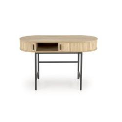 B51 biurko naturalny / czarny