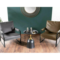 ŁAWA LIBRA CZARNY+ZŁOTY FI 51