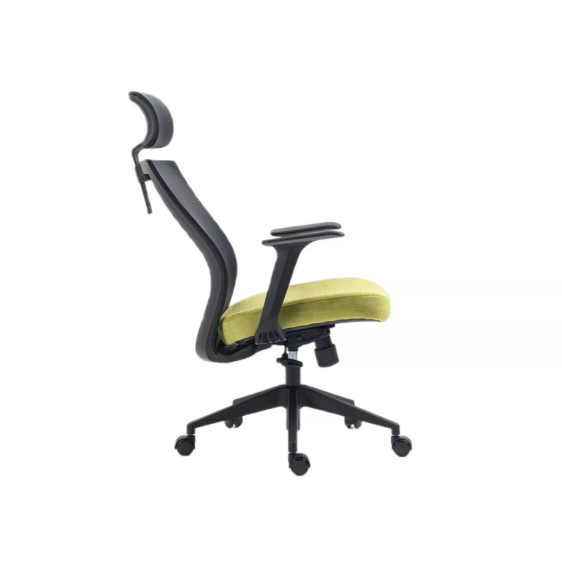 FOTEL OBROTOWY Q-328H CZARNY/ZIELONY