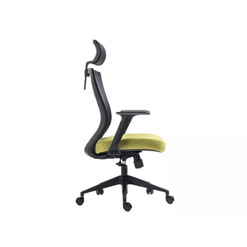 FOTEL OBROTOWY Q-328H CZARNY/ZIELONY