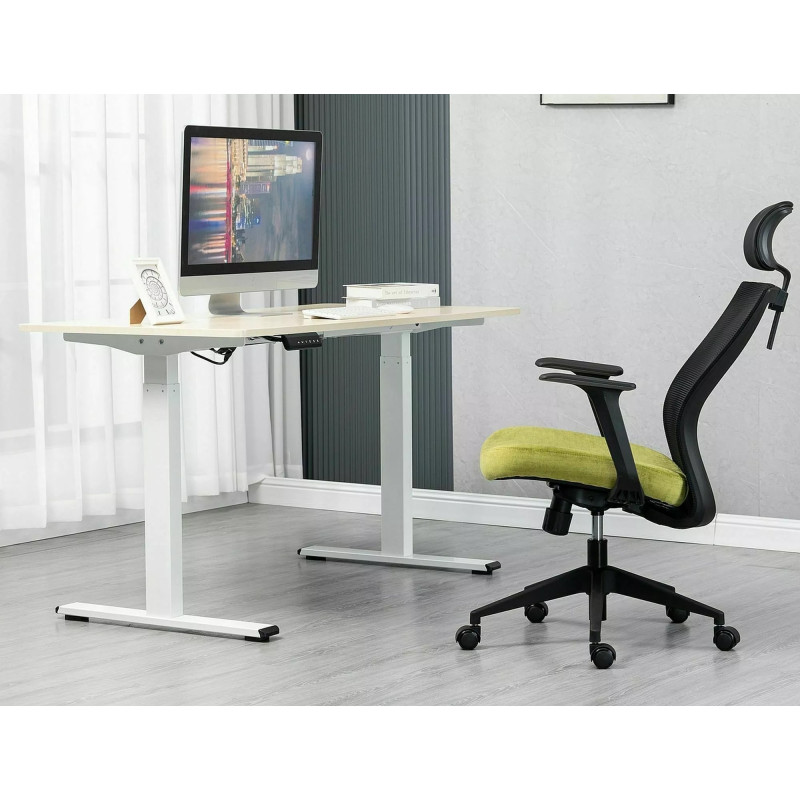 FOTEL OBROTOWY Q-328H CZARNY/ZIELONY