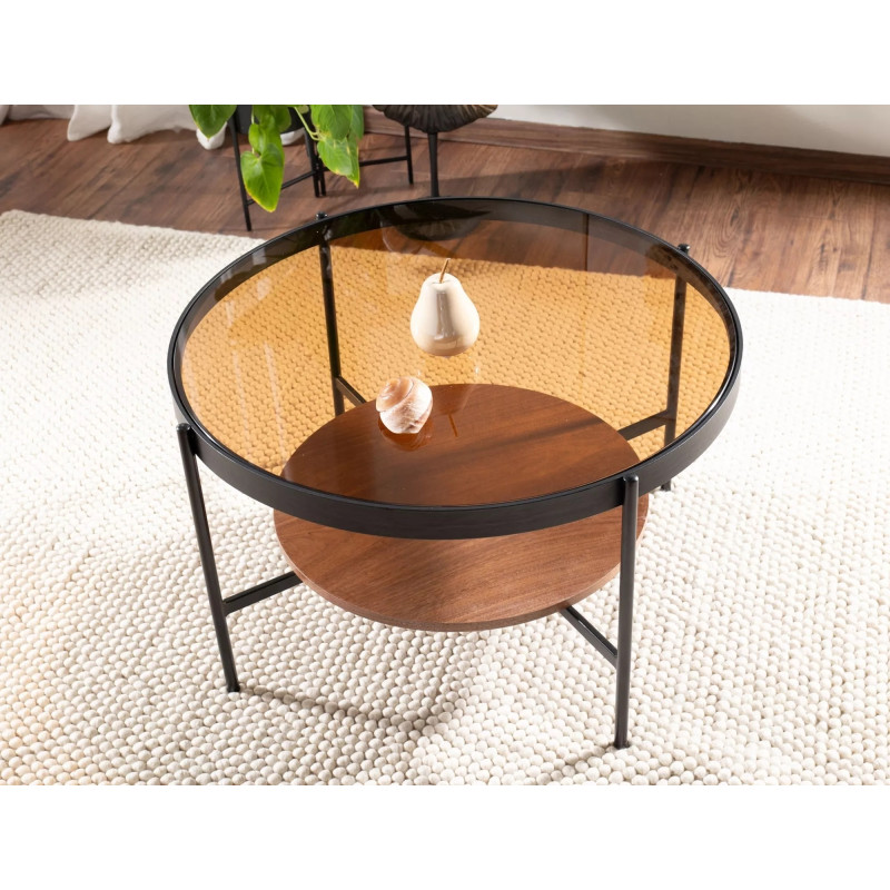 ŁAWA PRIMA B BURSZTYNOWY/ORZECH FI 74X43