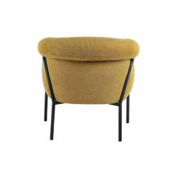 FOTEL CLOVER BREGO CZARNY STELAŻ/ CURRY 68