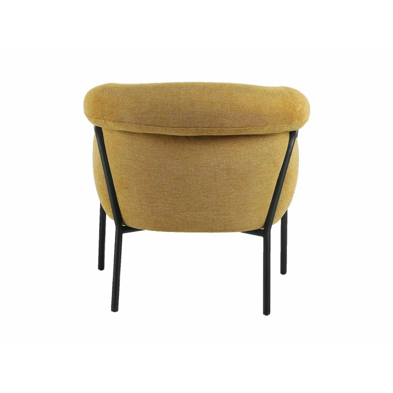 FOTEL CLOVER BREGO CZARNY STELAŻ/ CURRY 68