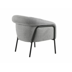 FOTEL CLOVER BREGO CZARNY STELAŻ/ SZARY 07